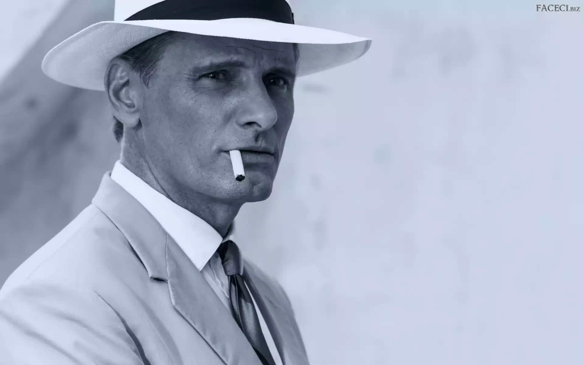 Aktor, Kapelusz, Viggo Mortensen, Papieros